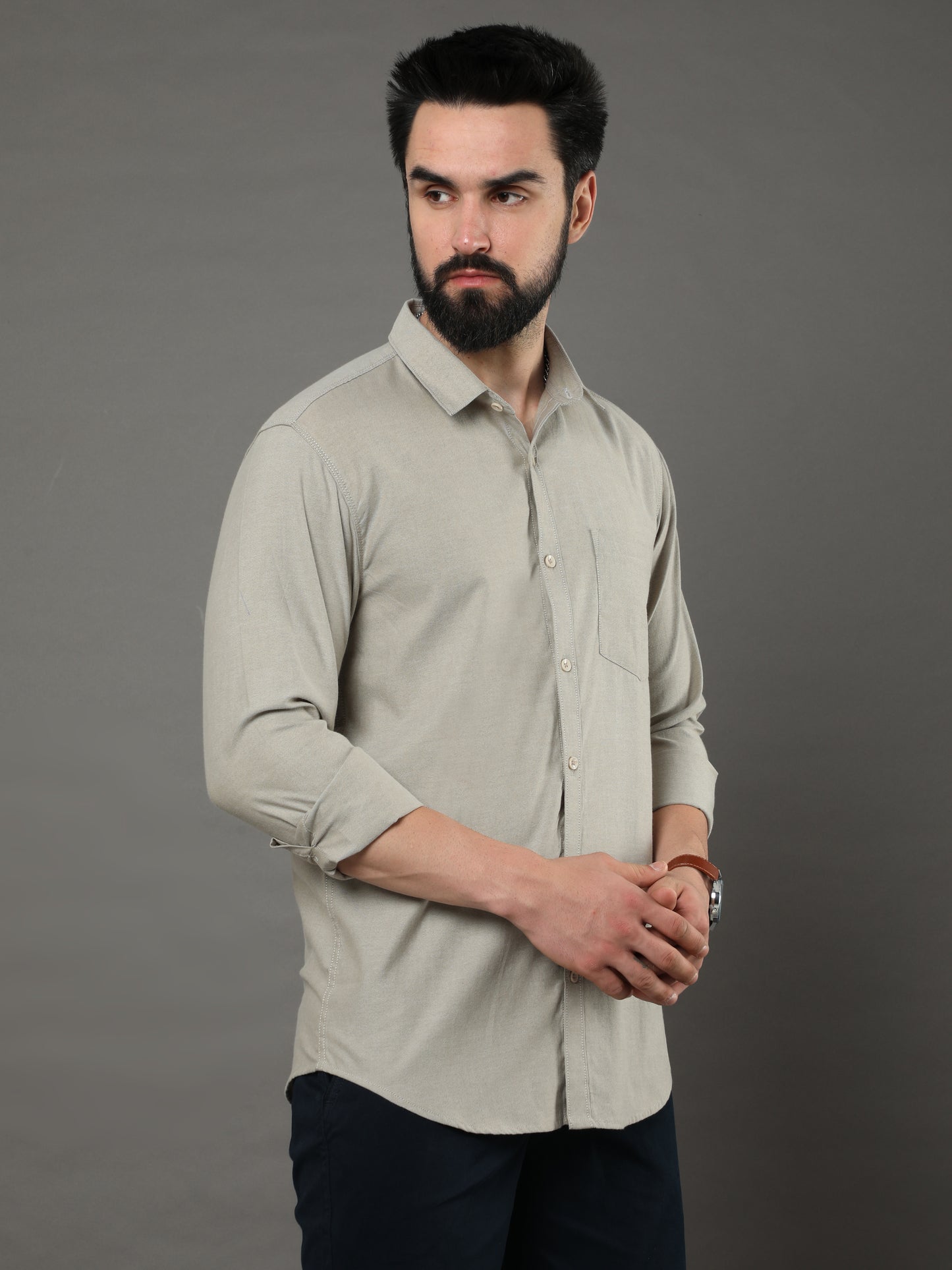 Long Sleeves Extra Fine Oxford Shirt