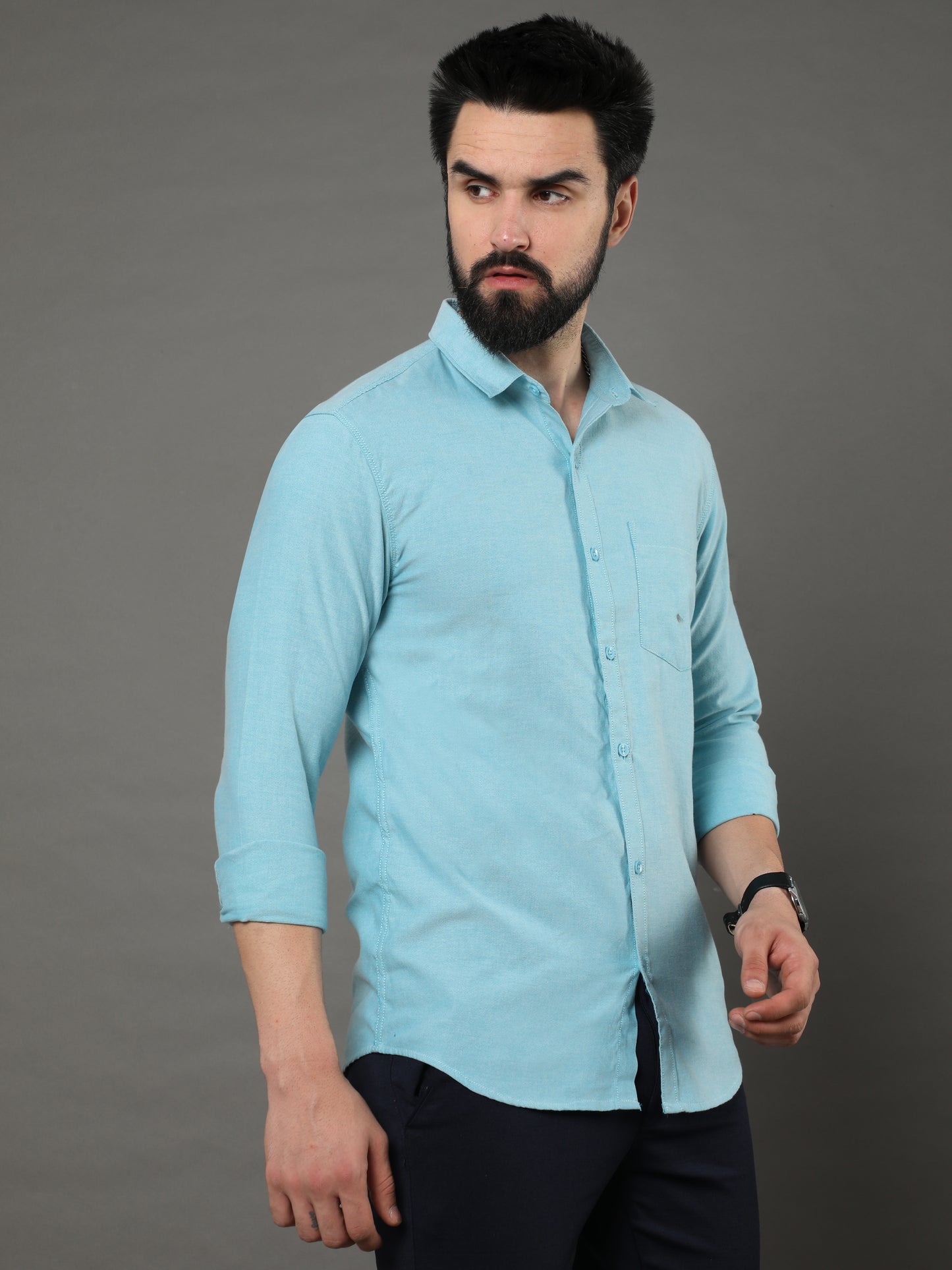 Long Sleeves Extra Fine Oxford Shirt