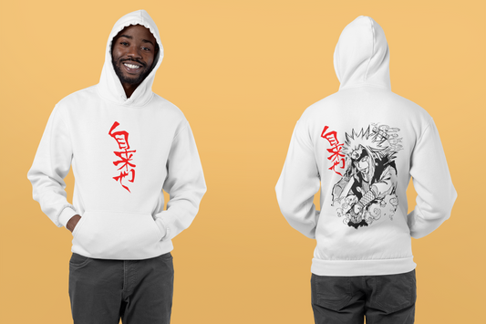 Jiraiya Printed Snow Soft Unisex Pullover Hoodie